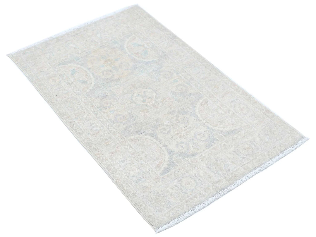 Afghan Serenity Rug 2' 0" x 3' 1" Hand-Knotted | No. AT41898