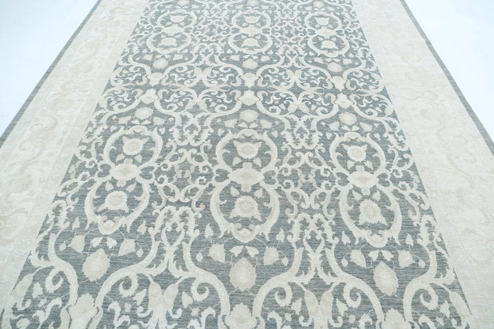 Afghan Serenity Rug 8' 9" x 12' 6" Hand-Knotted | No. AT42046