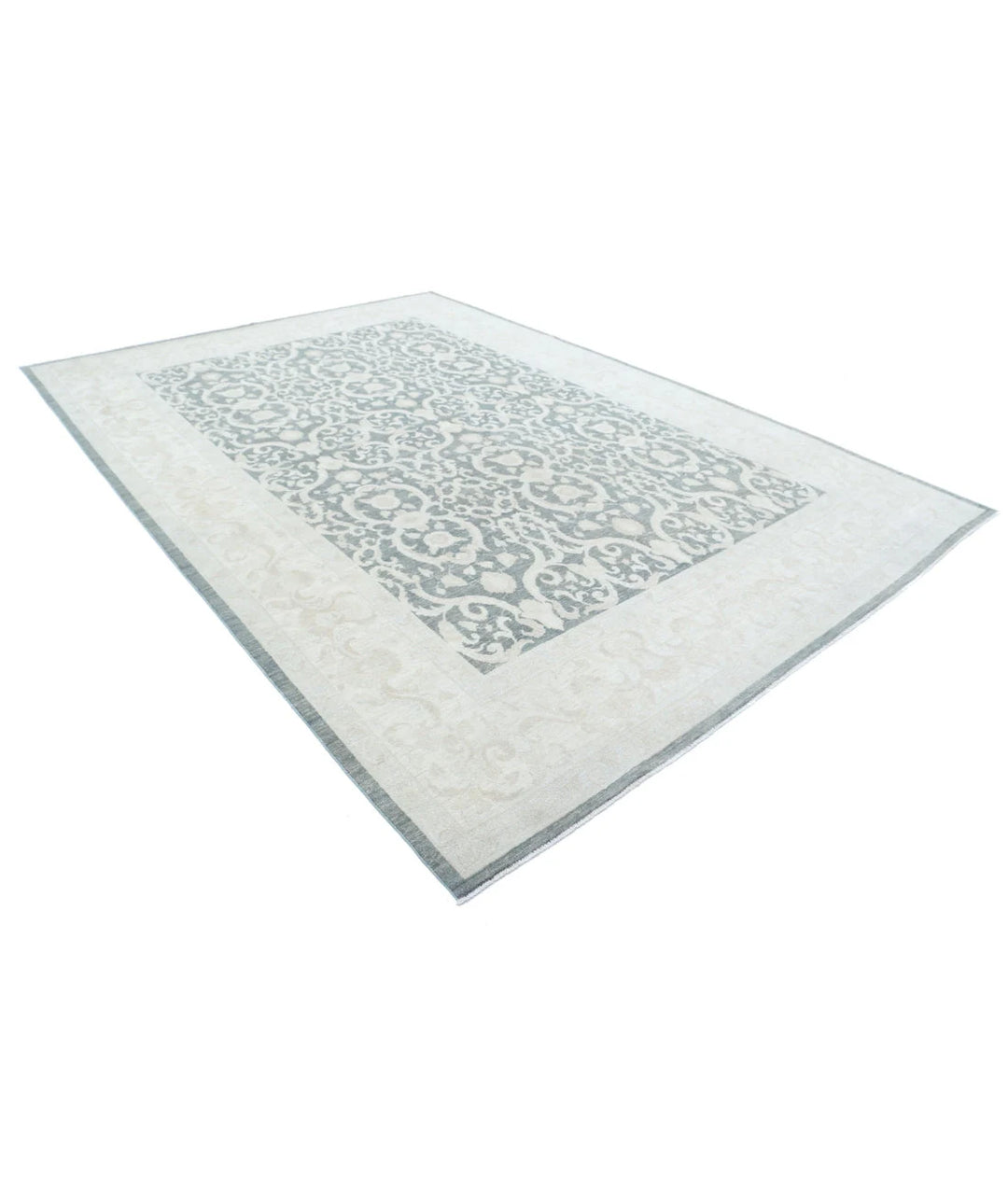 Afghan Serenity Rug 8' 9" x 12' 6" Hand-Knotted | No. AT42046