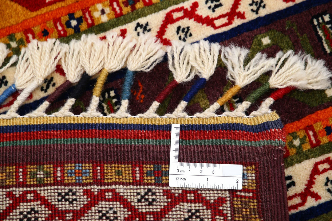 Afghan Shaal Rug 4' 5" x 6' 3" Hand-Knotted | No. AT42050