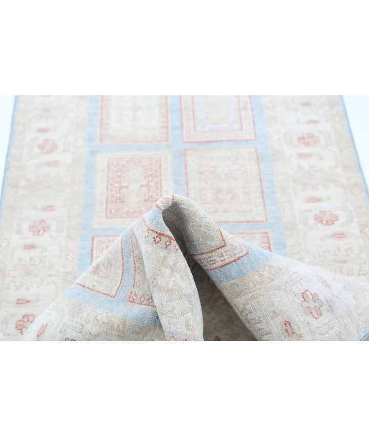 Afghan Bakhtiari Runner Rug 2' 8" x 9' 6" Hand-Knotted | No. AT42151