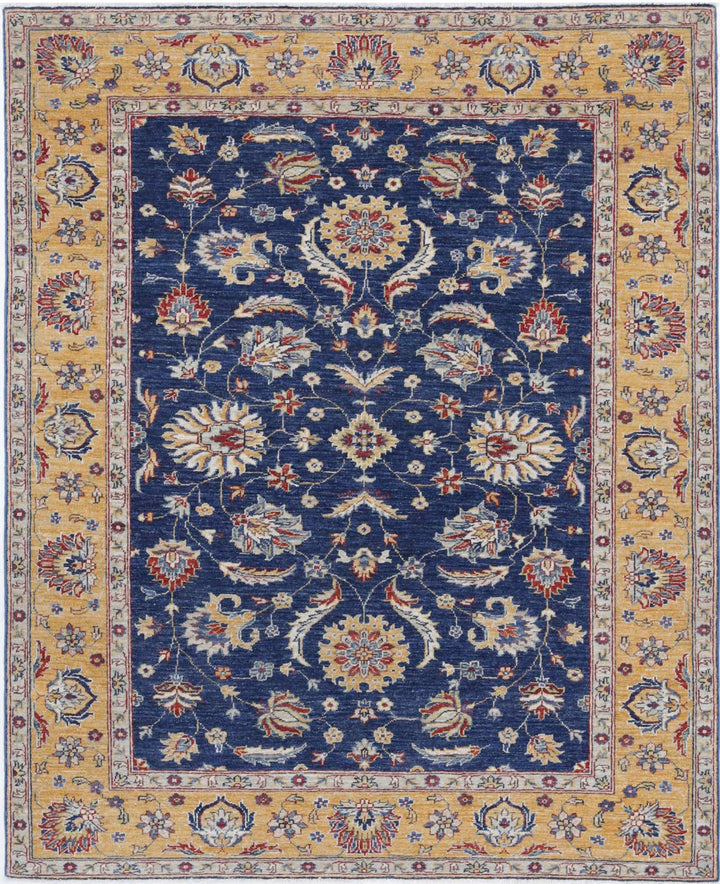 Afghan Ziegler Farhan Rug 4'11" x 6'0" Hand-Knotted | No. AT42241