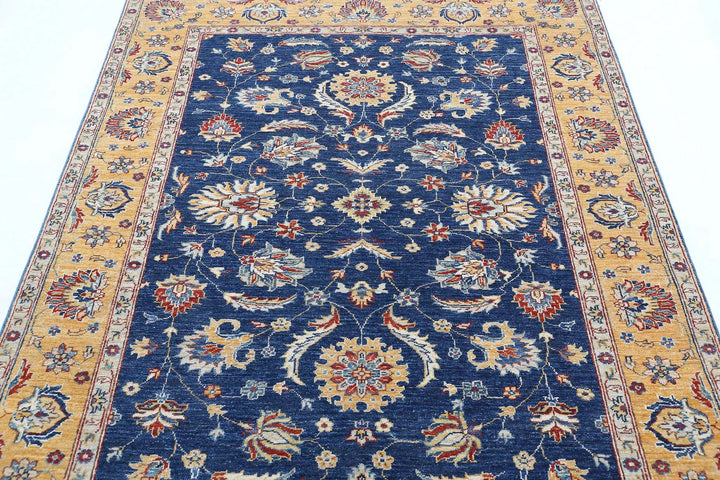 Afghan Ziegler Farhan Rug 4'11" x 6'0" Hand-Knotted | No. AT42241