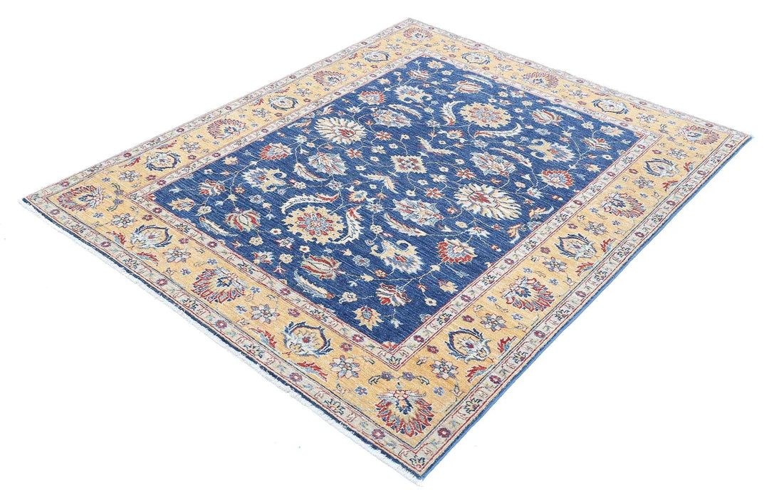 Afghan Ziegler Farhan Rug 4'11" x 6'0" Hand-Knotted | No. AT42241