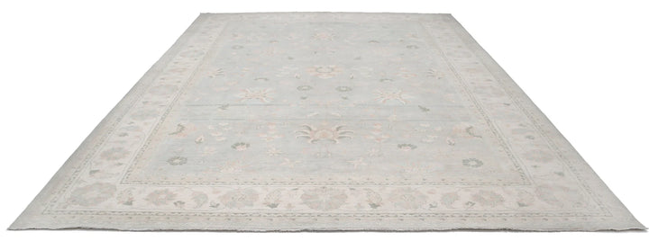 Afghan Serenity Rug 10' 8" x 14' 4" Hand-Knotted | No. AT42261