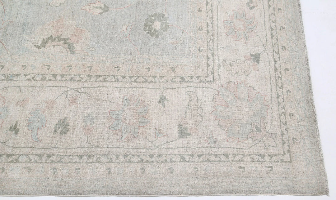 Afghan Serenity Rug 10' 8" x 14' 4" Hand-Knotted | No. AT42261