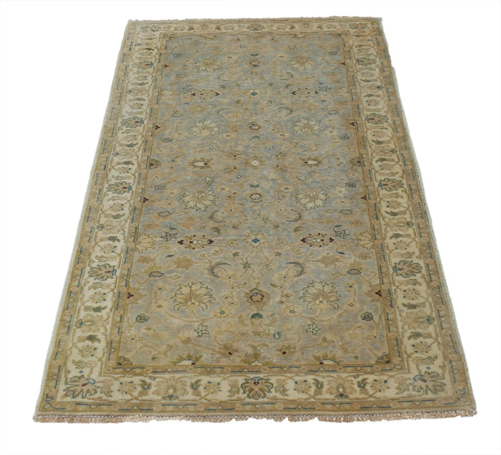 Indian Ziegler Rug 2' 7" x 5' 7" Hand-Knotted | No. AT42494