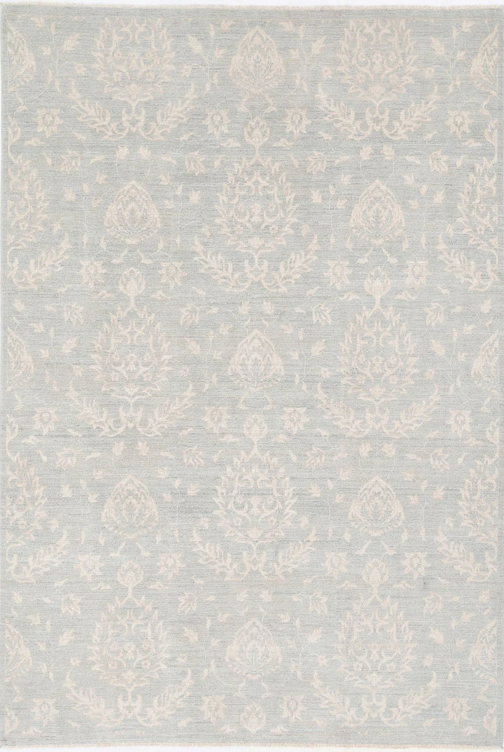 Afghan Oriental Rug 6' 0" x 8' 8" Hand-Knotted | No. AT42527