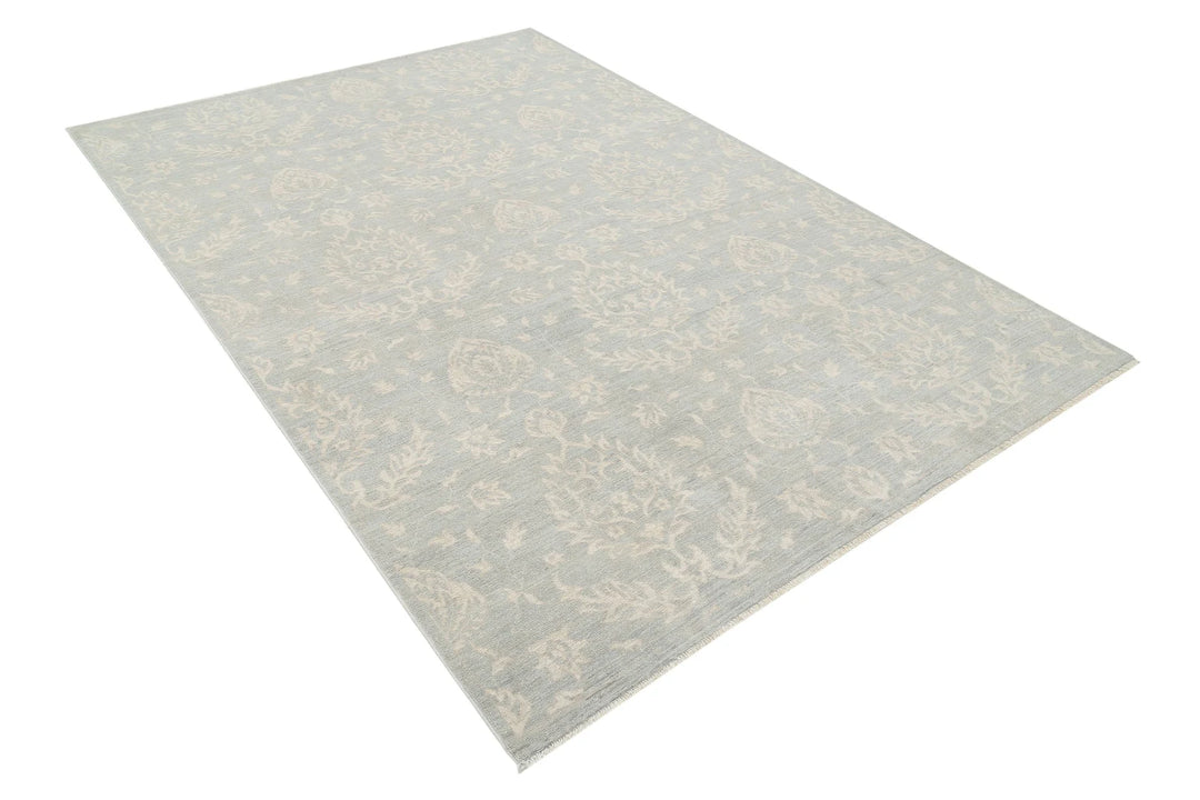 Afghan Oriental Rug 6' 0" x 8' 8" Hand-Knotted | No. AT42527