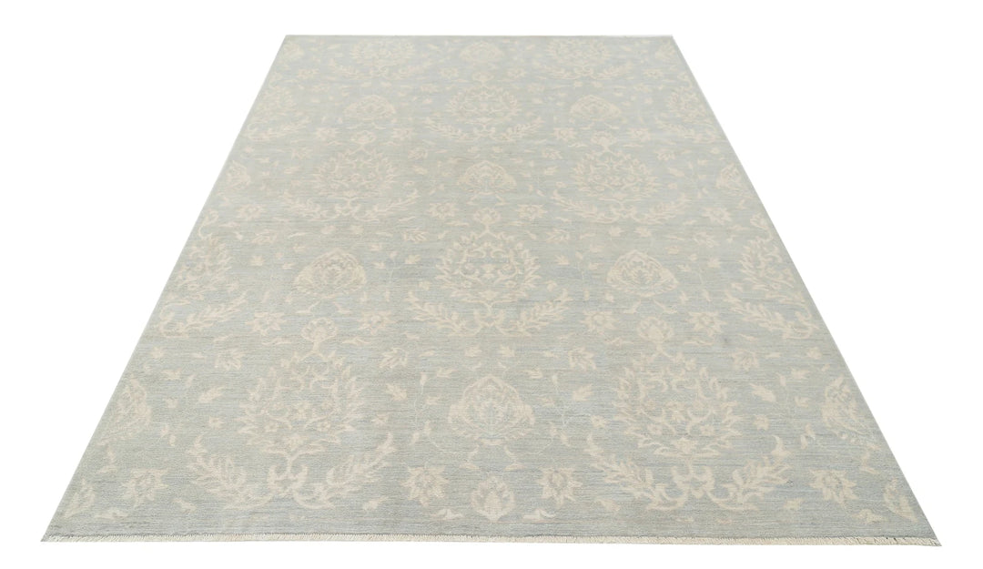 Afghan Oriental Rug 6' 0" x 8' 8" Hand-Knotted | No. AT42527