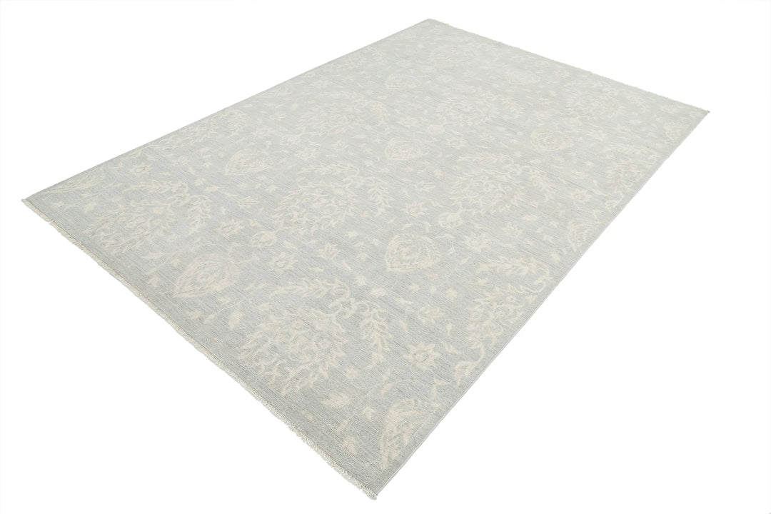 Afghan Oriental Rug 6' 0" x 8' 8" Hand-Knotted | No. AT42527