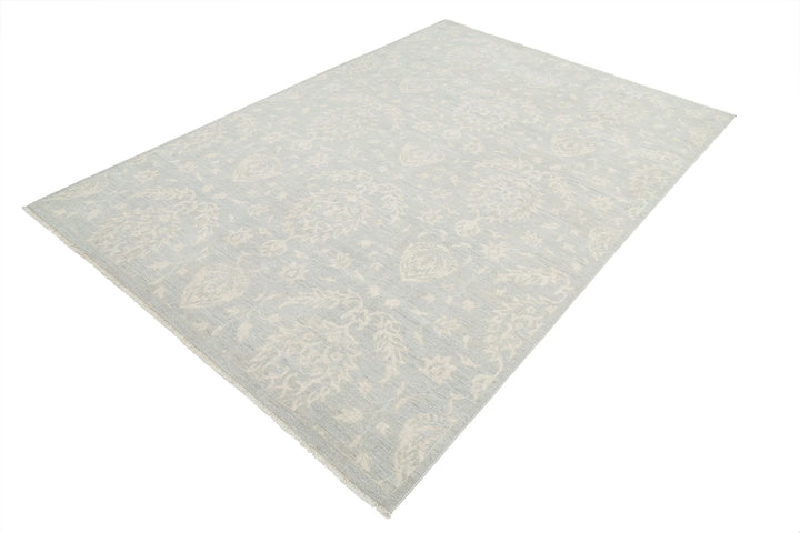 Afghan Oriental Rug 6' 0" x 8' 8" Hand-Knotted | No. AT42527