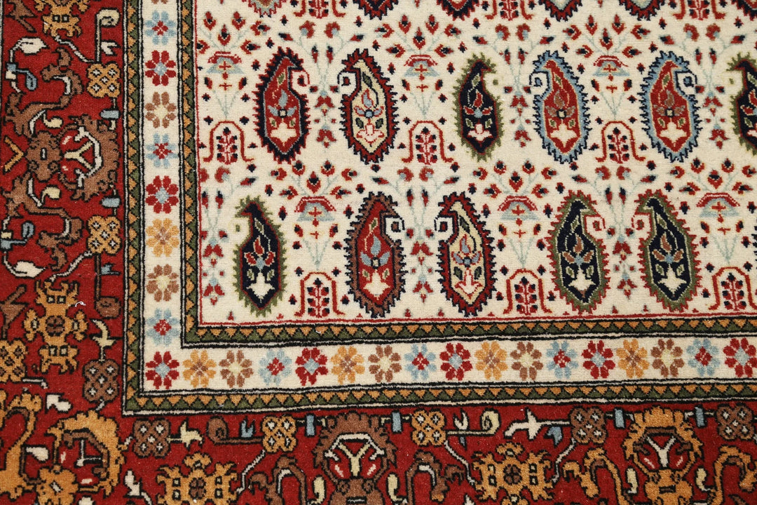 Persian Bote Rug 6' 5" x 9' 5" Hand-Knotted | No. AT42544