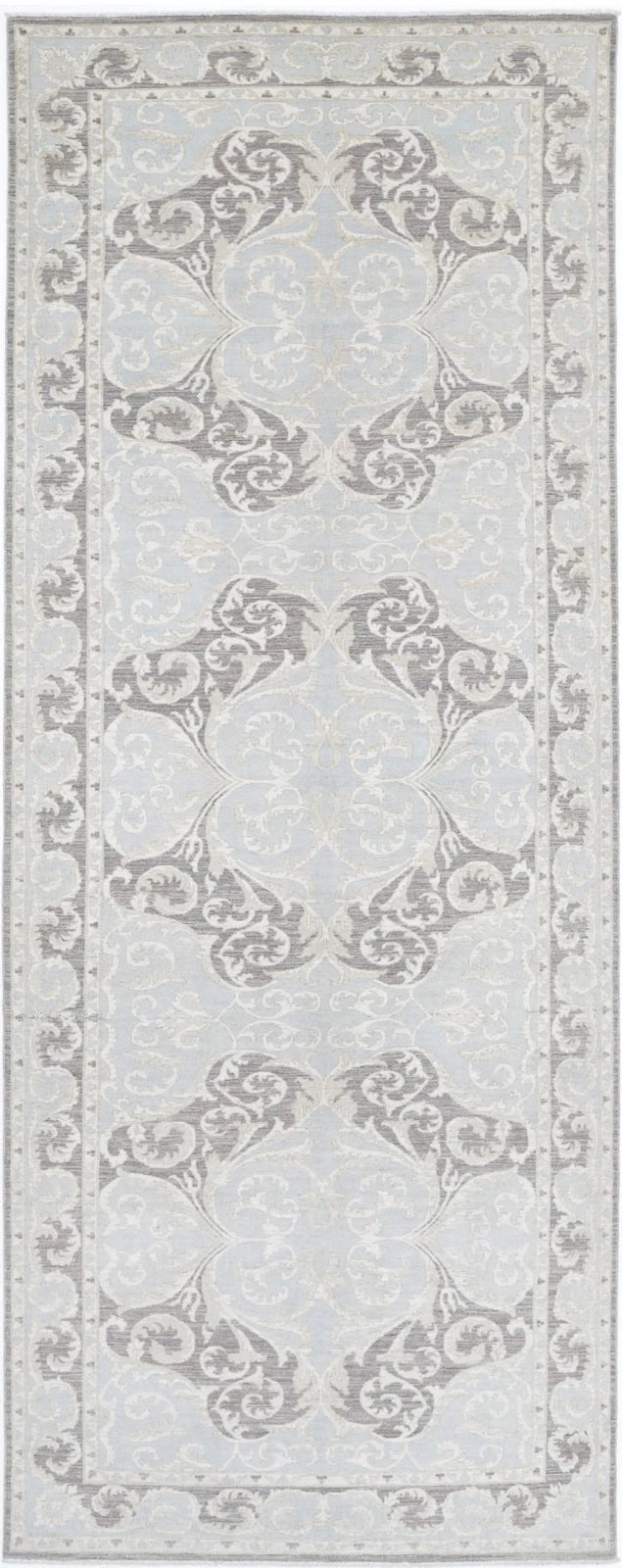 Afghan Serenity Runner Rug 4' 11" x 13' 2" Hand-Knotted | No. AT42546