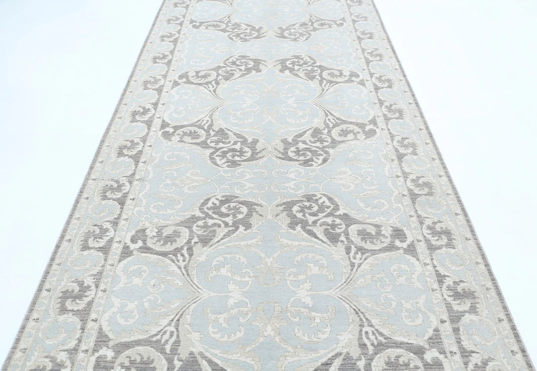 Afghan Serenity Runner Rug 4' 11" x 13' 2" Hand-Knotted | No. AT42546
