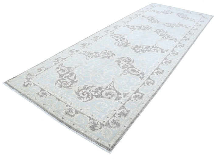 Afghan Serenity Runner Rug 4' 11" x 13' 2" Hand-Knotted | No. AT42546
