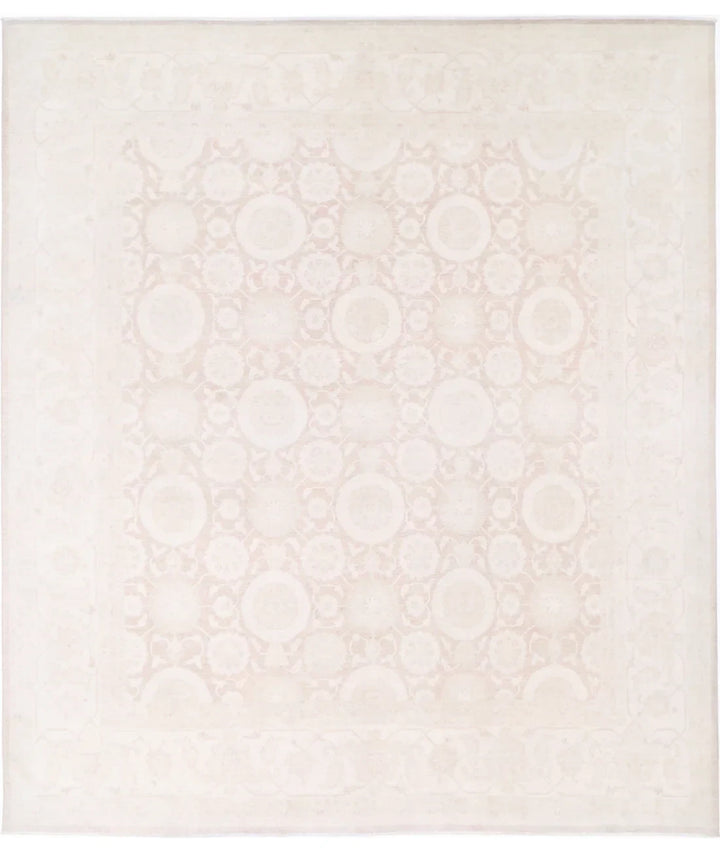 Brown Afghan Serenity Rug 11' 8" x 13' 4" Hand-Knotted | No. AT42597