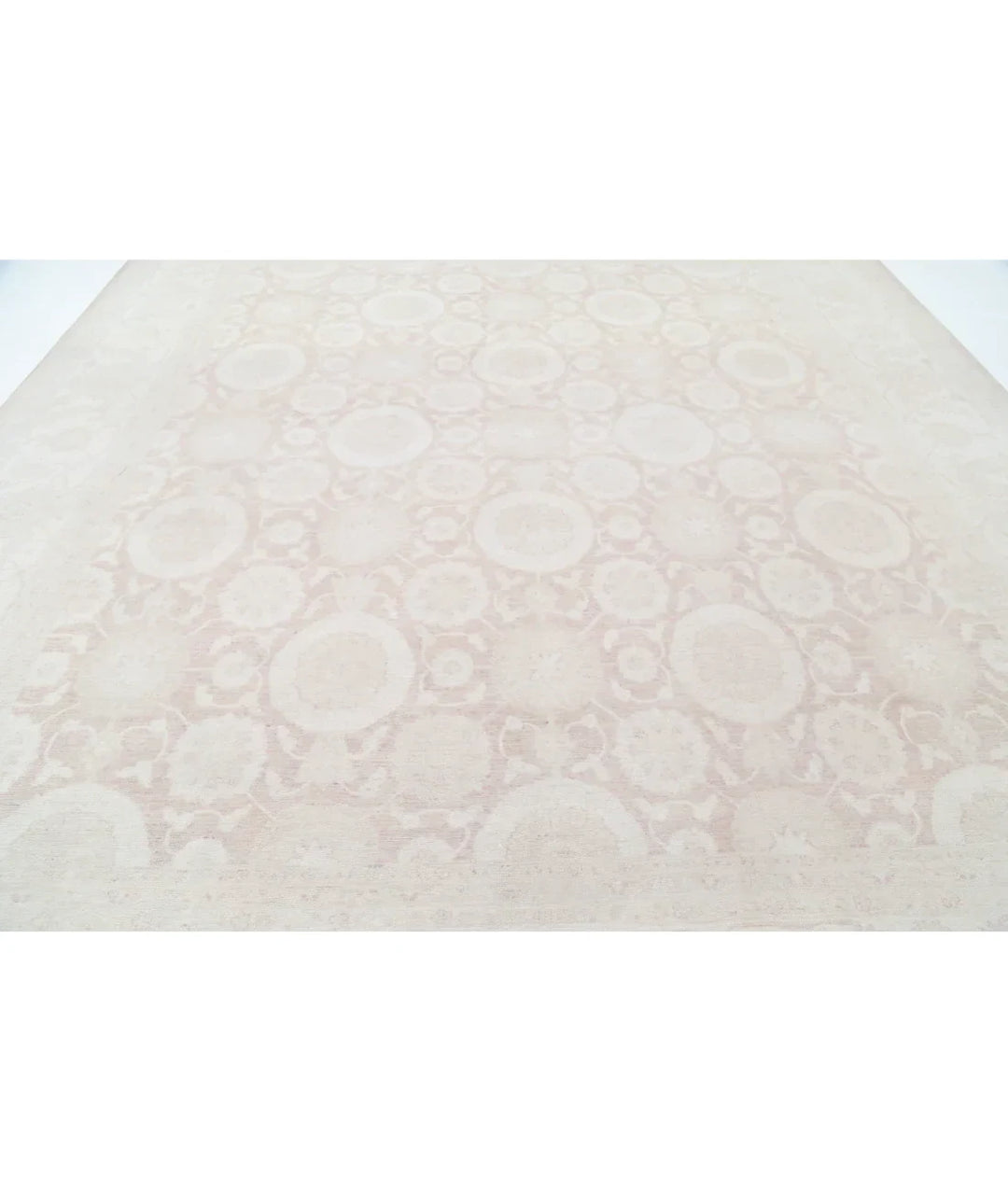 Brown Afghan Serenity Rug 11' 8" x 13' 4" Hand-Knotted | No. AT42597