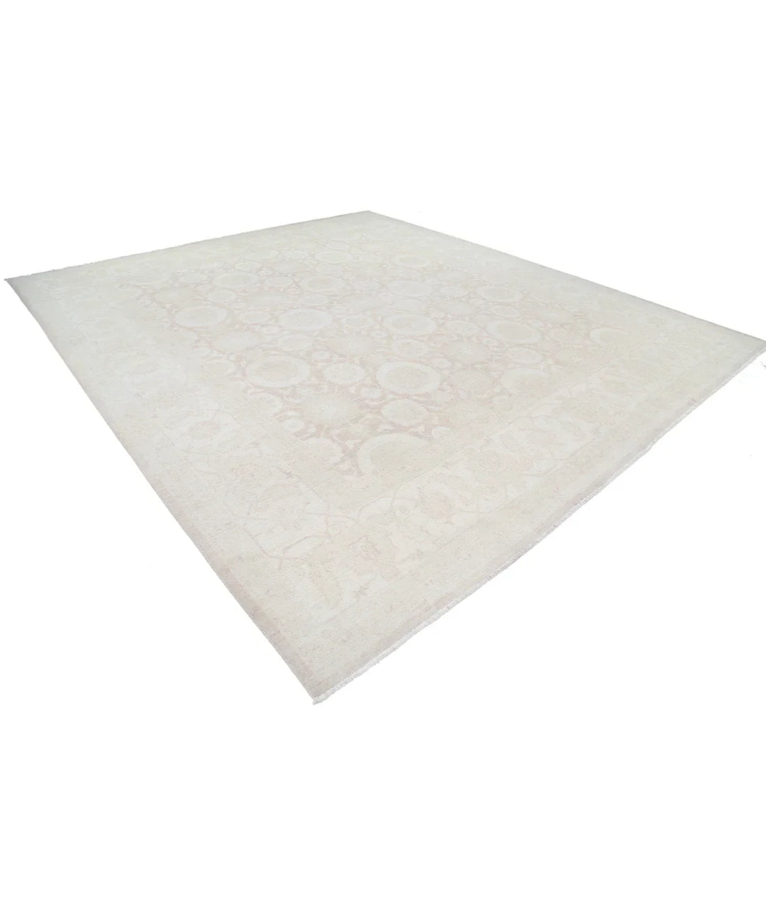 Brown Afghan Serenity Rug 11' 8" x 13' 4" Hand-Knotted | No. AT42597
