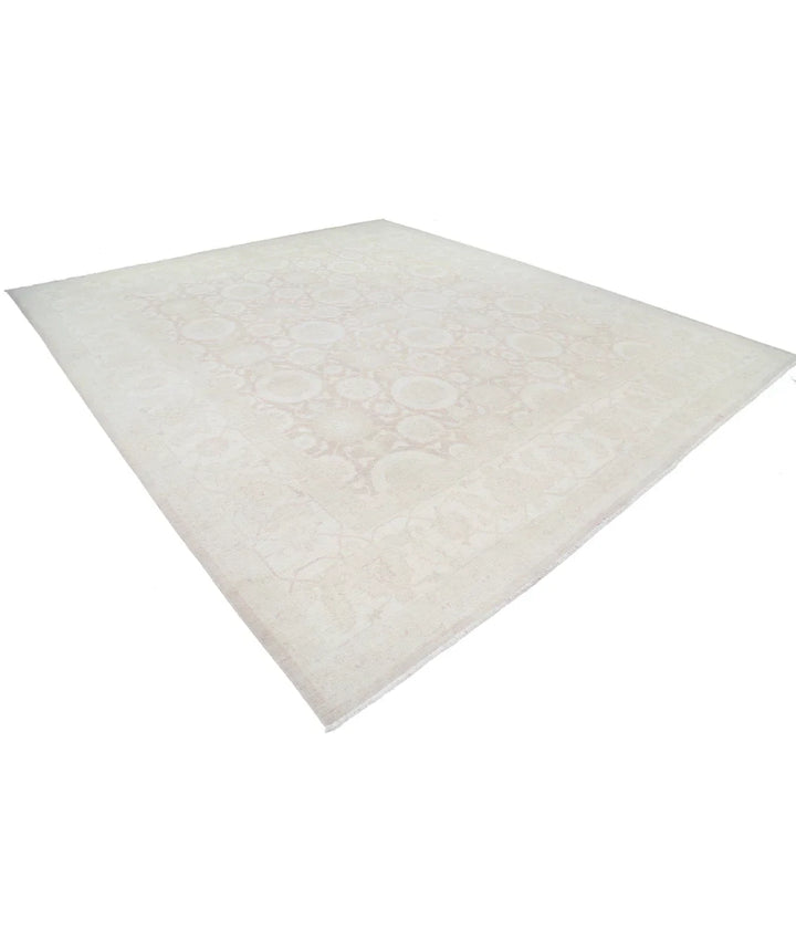 Brown Afghan Serenity Rug 11' 8" x 13' 4" Hand-Knotted | No. AT42597