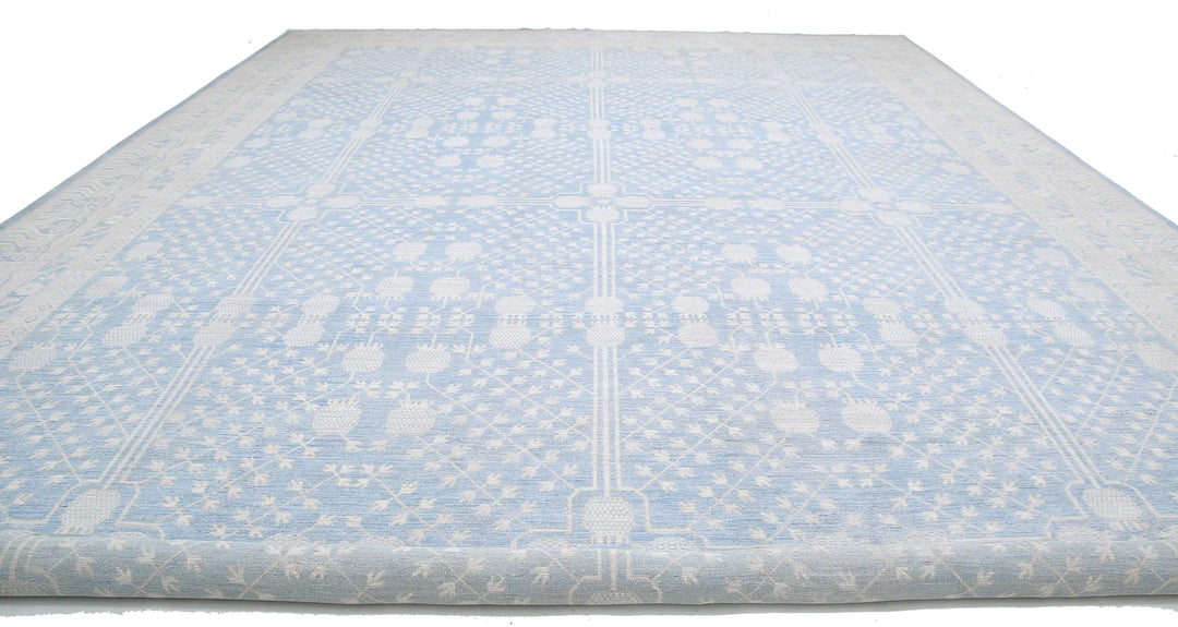 Afghan Khotan Rug 17' 5" x 25' 3" Hand-Knotted | No. AT42696