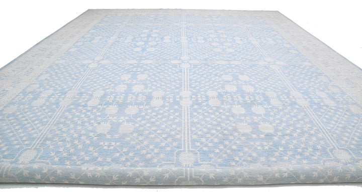 Afghan Khotan Rug 17' 5" x 25' 3" Hand-Knotted | No. AT42696