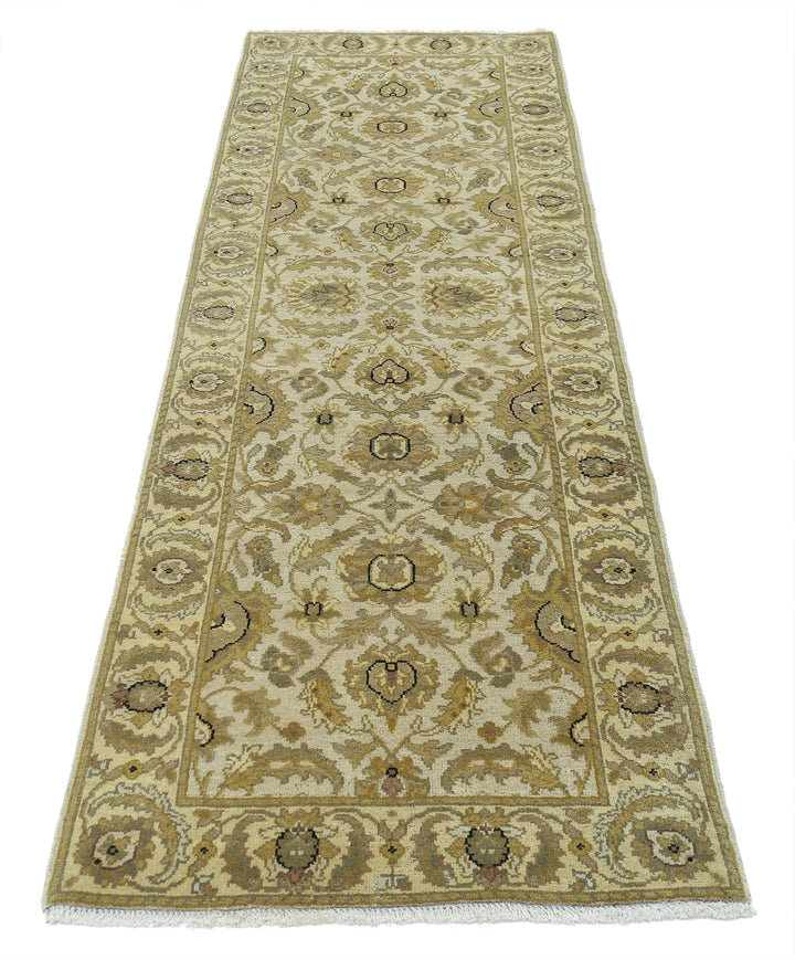 Indian Ziegler Rug 2' 6" x 7' 9" Hand-Knotted | No. AT42760