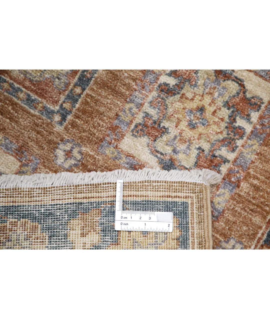 Brown Afghan Oriental Rug 2' 2" x 3' 1" Hand-Knotted | No. AT428296