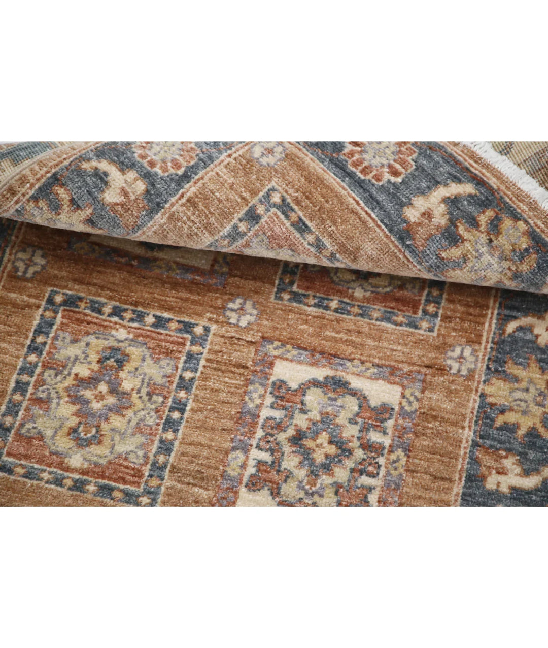 Brown Afghan Oriental Rug 2' 2" x 3' 1" Hand-Knotted | No. AT428296