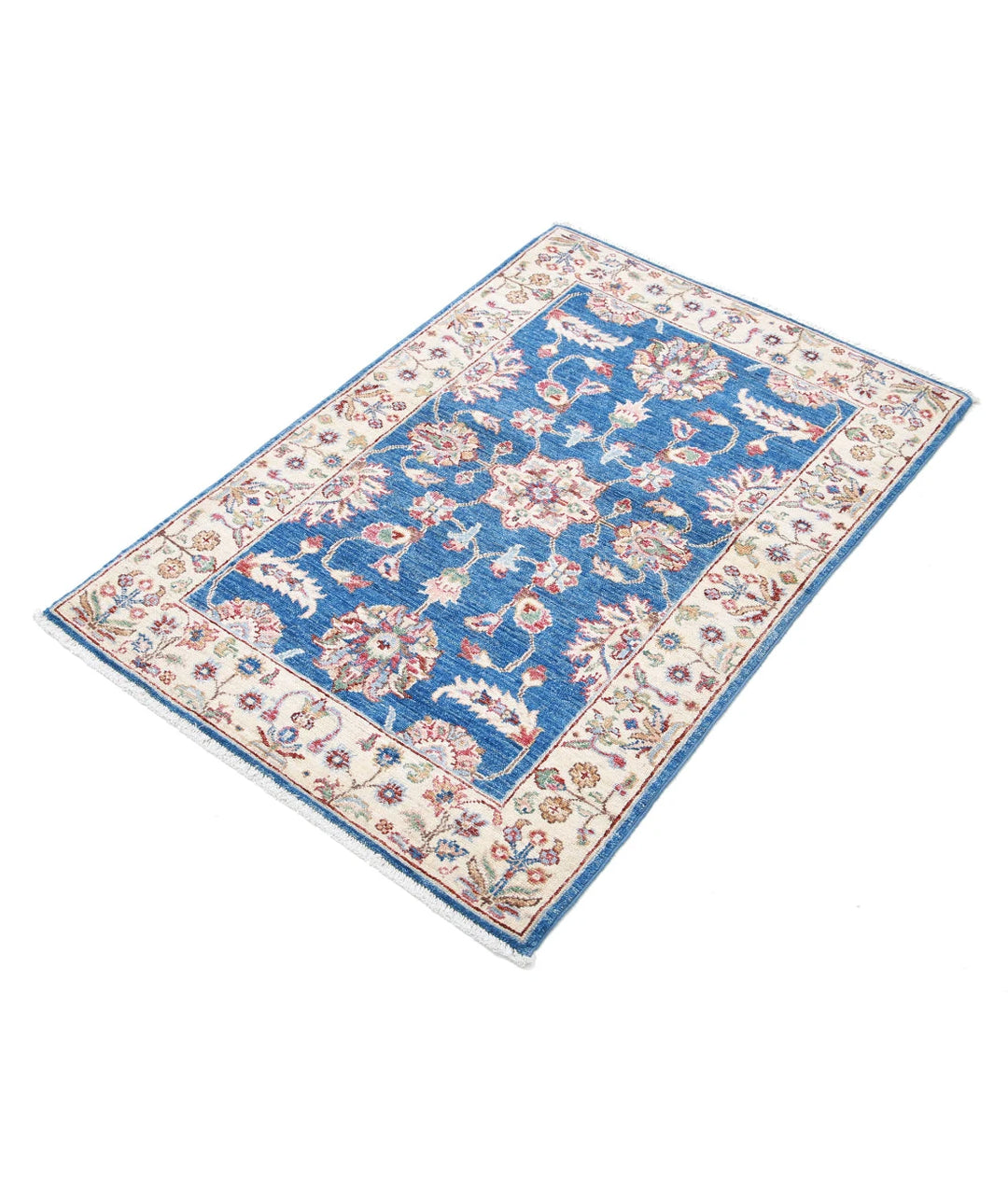 Afghan Ziegler Farhan Rug 2' 7" x 3' 10" Hand-Knotted | No. AT43124