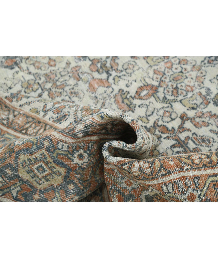 Persian Mahal Rug 7' 0" x 10' 5" Hand-Knotted | No. AT43451