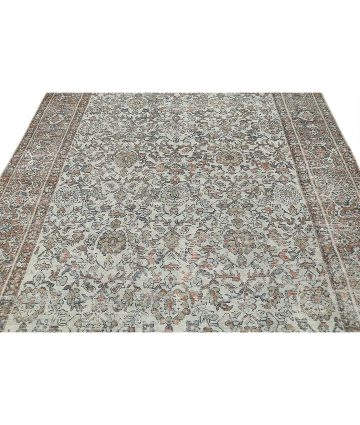Persian Mahal Rug 7' 0" x 10' 5" Hand-Knotted | No. AT43451