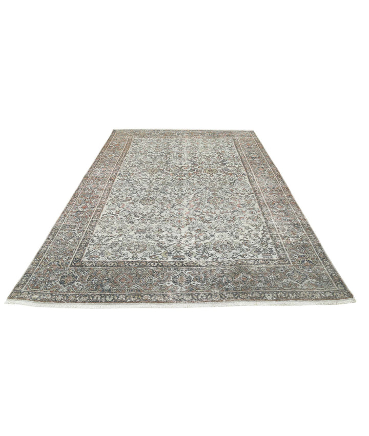 Persian Mahal Rug 7' 0" x 10' 5" Hand-Knotted | No. AT43451