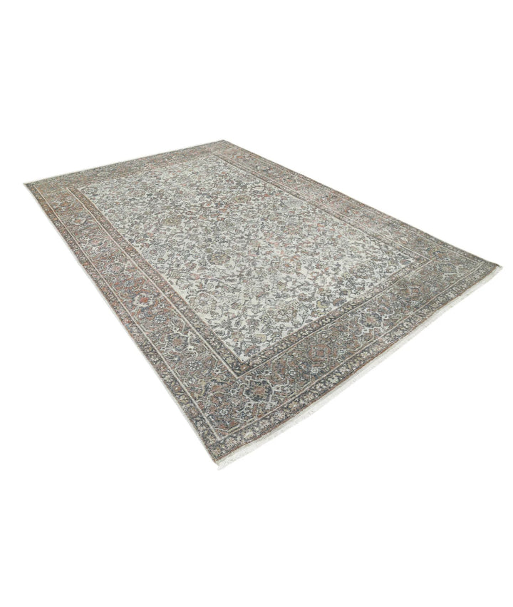 Persian Mahal Rug 7' 0" x 10' 5" Hand-Knotted | No. AT43451