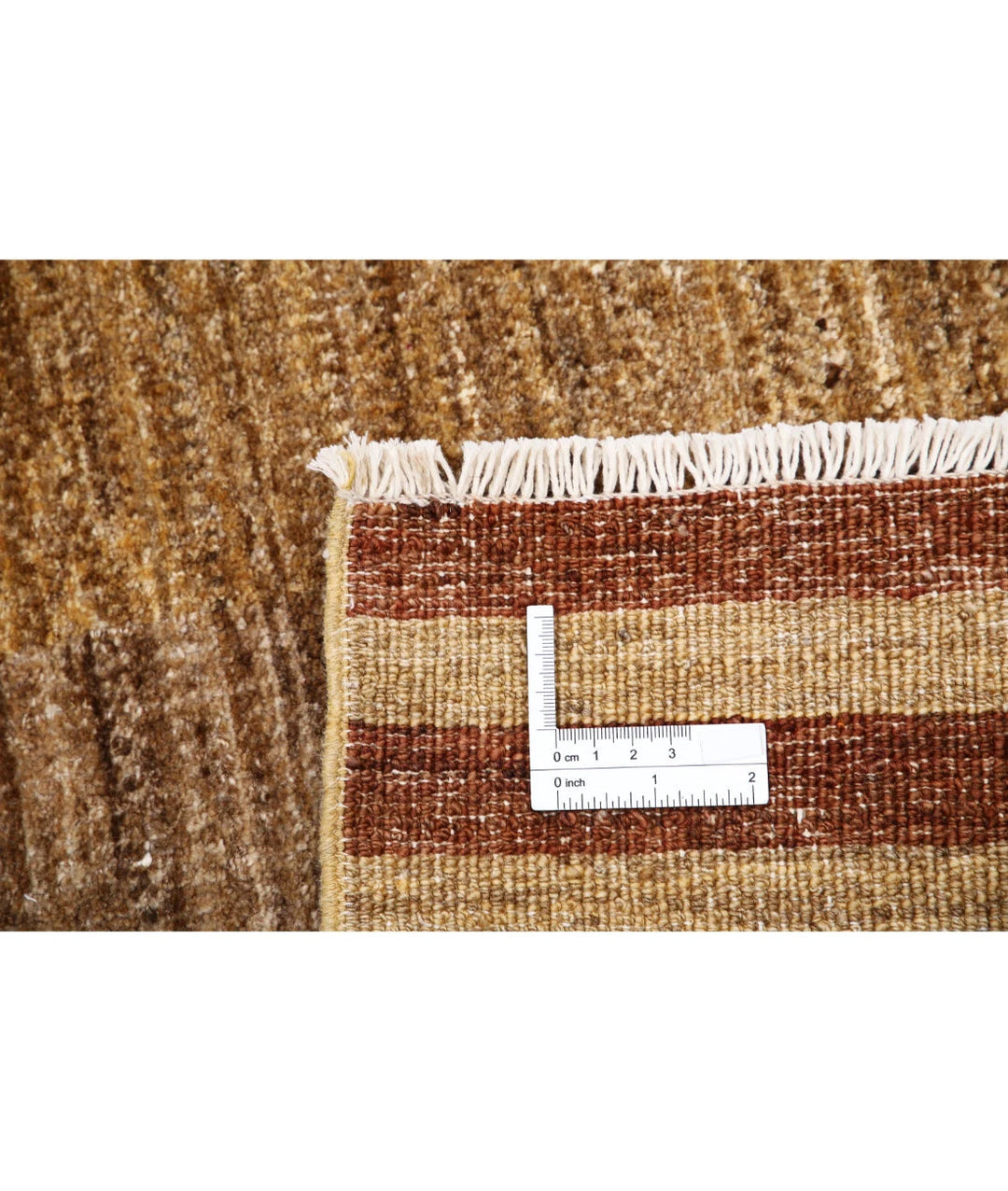 Afghan Modcar Rug 5' 11" x 7' 4" Hand-Knotted | No. AT43582