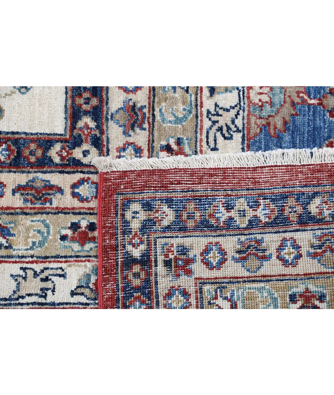 Afghan Heriz Rug 14' 0" x 15' 7" Hand-Knotted | No. AT43703