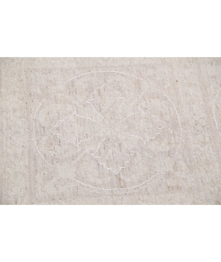 Ivory Afghan Serenity Rug 12' 1" x 14' 6" Hand-Knotted | No. AT43810
