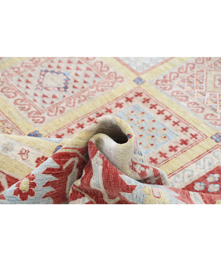 Afghan Bakhtiari Rug 8' 2" x 10' 0" Hand-Knotted | No. AT43823