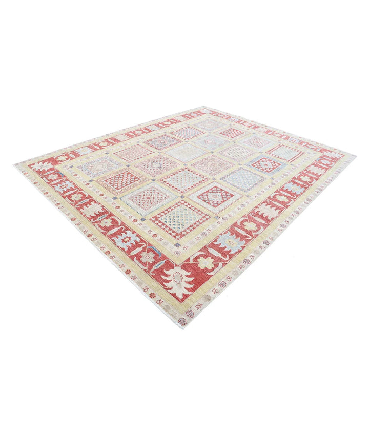 Afghan Bakhtiari Rug 8' 2" x 10' 0" Hand-Knotted | No. AT43823