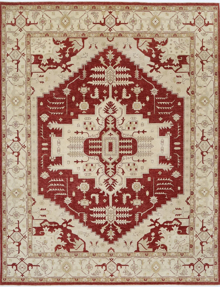 Rust Indian Ziegler Rug 11' 8" x 14' 11" Hand-Knotted | No. AT439475