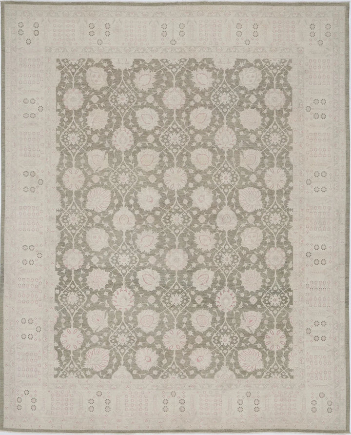 Afghan Serenity Rug 11' 11" x 14' 5" Hand-Knotted | No. AT43989