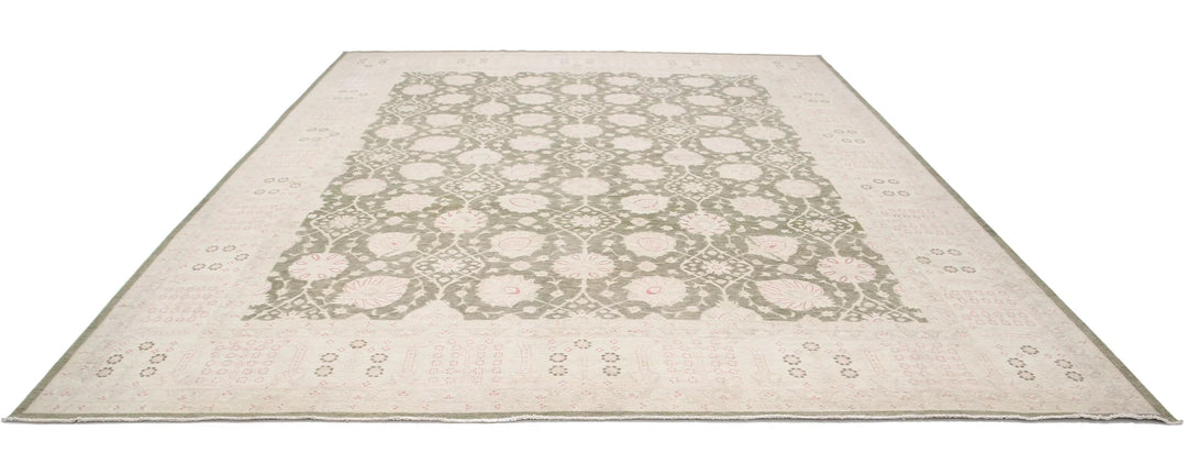 Afghan Serenity Rug 11' 11" x 14' 5" Hand-Knotted | No. AT43989