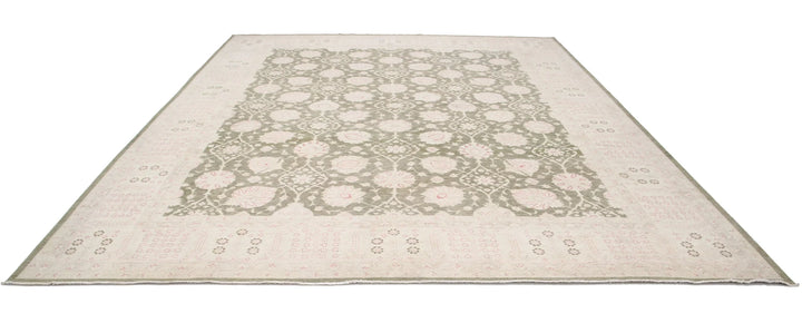 Afghan Serenity Rug 11' 11" x 14' 5" Hand-Knotted | No. AT43989