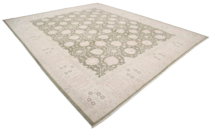 Afghan Serenity Rug 11' 11" x 14' 5" Hand-Knotted | No. AT43989