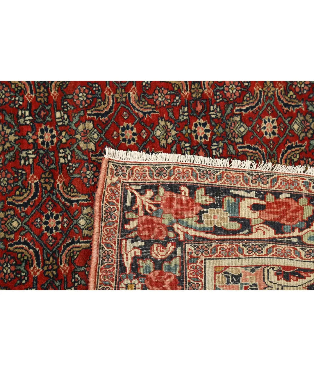 Persian Bijar Rug 4' 6" x 6' 5" Hand-Knotted | No. AT44024