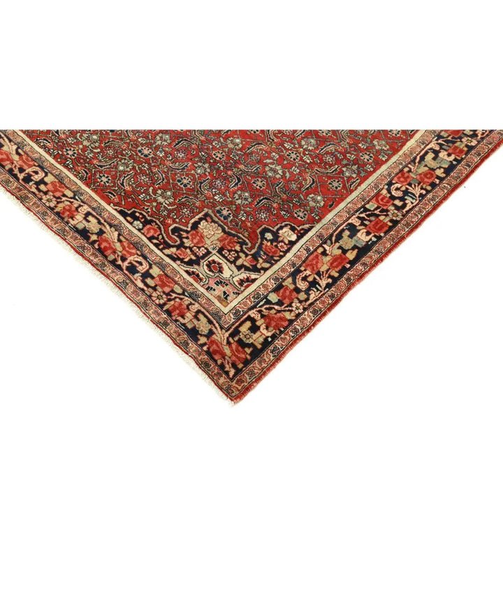 Persian Bijar Rug 4' 6" x 6' 5" Hand-Knotted | No. AT44024