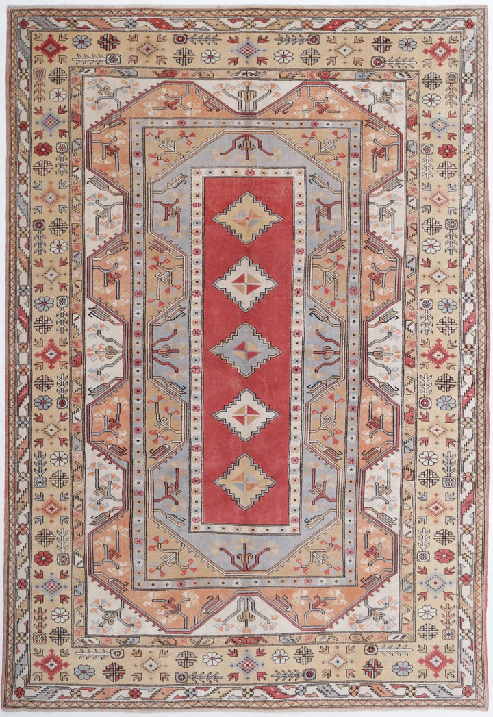 Turkish Milas Vintage Rug 8' 4" x 12' 4" Hand-Knotted | No. AT44105