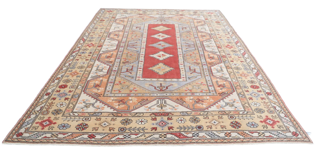 Turkish Milas Vintage Rug 8' 4" x 12' 4" Hand-Knotted | No. AT44105