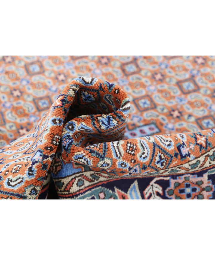 Persian Moud Rug 3' 7" x 4' 10" Hand-Knotted | No. AT44107