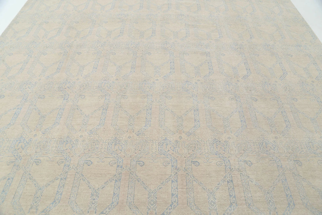Afghan Oriental Rug 10' 0" x 13' 9" Hand-Knotted | No. AT44122